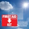 Signmission First Aid Kit with Down, 5 in W x Rectangle, Vinyl Decal OS-2PACK-MISC-D-35-L-19494 - alternate 5